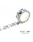 Śliczne Kawaii rośliny kwiaty japoński maskująca taśma washi dekoracyjna taśma klejąca Decora Diy naklejki scrapbooking etykiety
