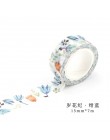 Śliczne Kawaii rośliny kwiaty japoński maskująca taśma washi dekoracyjna taśma klejąca Decora Diy naklejki scrapbooking etykiety
