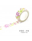 Śliczne Kawaii rośliny kwiaty japoński maskująca taśma washi dekoracyjna taśma klejąca Decora Diy naklejki scrapbooking etykiety