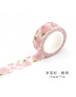 Śliczne Kawaii rośliny kwiaty japoński maskująca taśma washi dekoracyjna taśma klejąca Decora Diy naklejki scrapbooking etykiety