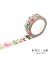 Śliczne Kawaii rośliny kwiaty japoński maskująca taśma washi dekoracyjna taśma klejąca Decora Diy naklejki scrapbooking etykiety