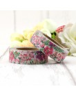 1 rolka śliczne Lotkawaii kwiat żywności zwierząt dekoracyjne Washi taśma diy do scrapbookingu taśma maskująca szkolne materiały