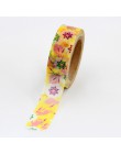 1 rolka śliczne Lotkawaii kwiat żywności zwierząt dekoracyjne Washi taśma diy do scrapbookingu taśma maskująca szkolne materiały