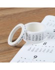 Miesięczny tygodniowy kalendarz daty taśma Washi kreatywny Planner Scrapbooking DIY etykieta samoprzylepna taśma maskująca szkol