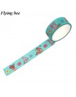 Flyingbee 15mmX5m papierowa taśma washi Fawn cartoon samoprzylepna taśma diy do scrapbookingu etykieta samoprzylepna maskująca T