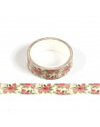 1PC ozdobny śnieg, jelenie, boże narodzenie drzewo taśmy Washi ryżu papier diy klej taśma do dekoracji dla domu boże narodzenie 