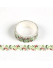 1PC ozdobny śnieg, jelenie, boże narodzenie drzewo taśmy Washi ryżu papier diy klej taśma do dekoracji dla domu boże narodzenie 