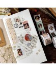 Vintage Stamp Washi taśma Kawaii przyklejony taśma klejąca świnia taśmy maskujące dla dzieci Scrapbooking DIY zdjęcia albumy dos