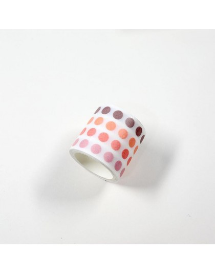 Kolor geometryczny wzór Washi taśma rolka do czyszczenia ubrań maskująca taśma klejąca do rzemiosła Diy dekoracje do scrapbookin
