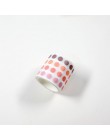 Kolor geometryczny wzór Washi taśma rolka do czyszczenia ubrań maskująca taśma klejąca do rzemiosła Diy dekoracje do scrapbookin
