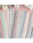 Seria Dot Scrapbooking ozdoby kolorowe maskowanie przyklejony papierowa taśma washi pakowanie prezentów