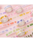 Kawaii akwarela rośliny Diy kwiaty Washi taśma dekoracji Scrapbooking planowanie taśma maskująca naklejki etykiety materiały piś