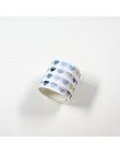 Kolor geometryczny wzór Washi taśma rolka do czyszczenia ubrań maskująca taśma klejąca do rzemiosła Diy dekoracje do scrapbookin