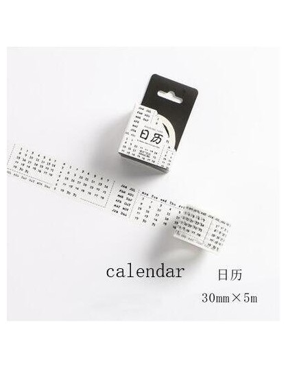Retro plan dzienny/, aby zrobić proste numer alfabet data tydzień plan zegar dekoracja naklejki Washi taśma diy do scrapbookingu
