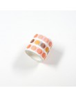 Kolor geometryczny wzór Washi taśma rolka do czyszczenia ubrań maskująca taśma klejąca do rzemiosła Diy dekoracje do scrapbookin