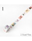 Vintage Stamp Washi taśma Kawaii przyklejony taśma klejąca świnia taśmy maskujące dla dzieci Scrapbooking DIY zdjęcia albumy dos