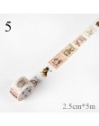 Vintage Stamp Washi taśma Kawaii przyklejony taśma klejąca świnia taśmy maskujące dla dzieci Scrapbooking DIY zdjęcia albumy dos
