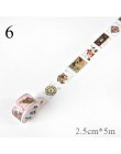 Vintage Stamp Washi taśma Kawaii przyklejony taśma klejąca świnia taśmy maskujące dla dzieci Scrapbooking DIY zdjęcia albumy dos