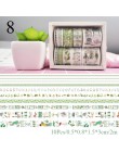 10 sztuk/partia wiśni kwiaty Washi taśmy Flamingo jednorożec klej dekoracyjny taśmy maskujące dla Scrapbooking Decor śliczne Pap