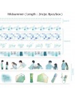 Pan papieru 8 sztuk/zestaw 24 wzory DIY Scrapbooking planowanie dekoracji taśmy washi Kawaii marzycielski panieńskie kolorowe De