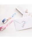 7 sztuk/partia zmierzchu sen mgławica papierowa taśma washi 15mm * 8m galaktyką gwiazdą klej taśmy maskujące do pamiętnika dekor