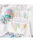 10 sztuk/zestaw Kawaii taśma maskująca śliczne taśmy washi Tape zestaw dekoracyjna taśma klejąca dla dzieci DIY Scrapbooking pam