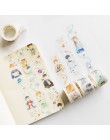 Big Whale Sea Washi taśma DIY dekoracji Scrapbooking Planner taśma klejąca taśma klejąca naklejki etykiety materiały piśmienne