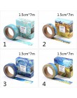 7m * 15mm DIY śliczne Kawaii Van Gogh dekoracyjne taśmy Washi rocznika taśma klejąca do Scrapbooking pamiętnik szkolne materiały