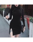 Gotycka damska sukienka cheongsam w stylu chińskim chuda mini sukienka streetwear sexy vintage harajuku letnia odzież damska sli