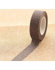 1 PC 16 kolorów Hot sprzedaży 10m brokat Washi rolka do czyszczenia ubrań maskująca taśma klejąca etykiety Craft dekoracyjne diy