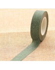 1 PC 16 kolorów Hot sprzedaży 10m brokat Washi rolka do czyszczenia ubrań maskująca taśma klejąca etykiety Craft dekoracyjne diy