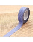 1 PC 16 kolorów Hot sprzedaży 10m brokat Washi rolka do czyszczenia ubrań maskująca taśma klejąca etykiety Craft dekoracyjne diy