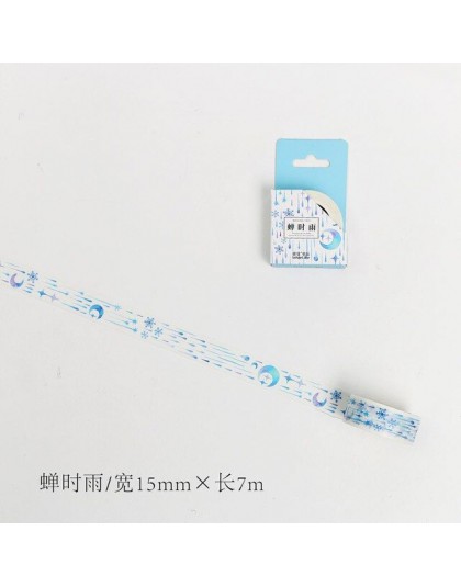 Big Whale Sea Washi taśma DIY dekoracji Scrapbooking Planner taśma klejąca taśma klejąca naklejki etykiety materiały piśmienne