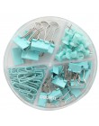 72/25/160/box Rose złoty Metal Clip duże głowy spinacze do papieru materiały biurowe wiążące połączenie zestaw delikatne papeter