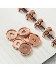 30 sztuk serca Notebook plastikowe płyty wiążące grzyb otwór wiążące płyty plastikowe DIY 360 stopni klamra klamra materiały biu