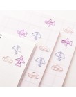 12 sztuk/partia Cartoon kształt Mini spinacze Kawaii biurowe wyczyść Binder klipy zdjęcia bilety notatki list spinacz biurowe