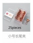 72/25/160/box Rose złoty Metal Clip duże głowy spinacze do papieru materiały biurowe wiążące połączenie zestaw delikatne papeter