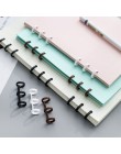 2/3 sztuk metalowe książka spoiwa luźne liści 3 pierścień kalendarza koło spoiwo do Album Scrapbooking zawiasach pierścienie szk
