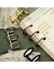 2/3 sztuk metalowe książka spoiwa luźne liści 3 pierścień kalendarza koło spoiwo do Album Scrapbooking zawiasach pierścienie szk