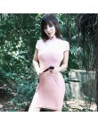 Gotycka damska sukienka cheongsam w stylu chińskim chuda mini sukienka streetwear sexy vintage harajuku letnia odzież damska sli