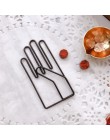 5 sztuk Retro ręcznie kształt De Papel notatki DIY zakładek „ hotele ”oraz „ wynajem samochodów” na górze metalowe klipsy do seg