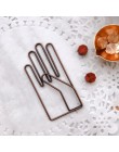 5 sztuk Retro ręcznie kształt De Papel notatki DIY zakładek „ hotele ”oraz „ wynajem samochodów” na górze metalowe klipsy do seg