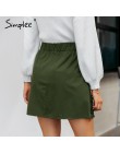 Simplee A-line koronkowy haft kobiety spódnica casualowe w stylu streetwear jesień kobiet krótka spódnica do klubu na imprezę pa
