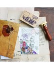 Moodtape vintage wood wyczyść pieczęć do DIY scrapbooking/ozdobny album na zdjęcia znaczek Messenger TodayTea aparat gumowa piec