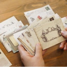 60 sztuk/zestaw Vintage małe Mini koperty okna papieru Kraft zaproszenie na ślub koperta na prezent koperta Ancien 73*95mm