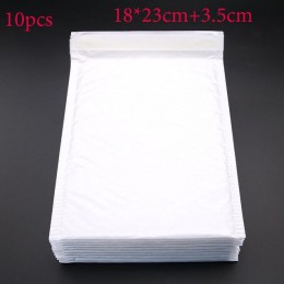 Materiały biurowe papier (18*23 cm + 3.5 cm) 10 sztuk/biały papier kopertowy torebka bąbelkowa pianka kolizyjna torba dostawcza