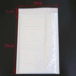 10 sztuk (20*30 cm + 3.5 cm) biały koperta papierowa prezent technologii torebka bąbelkowa