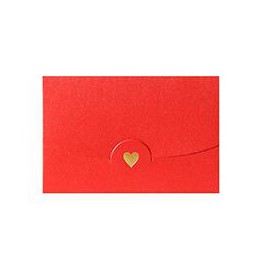 (10 części/partia) 10.5*7CM małe kartka z życzeniami etykieta z imieniem koperta wytłaczanie na gorąco miłość perłowy papier Min