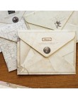 12 sztuk/zestaw nowy styl Vintage koperty papierowe starożytny prezent list Pad Pack biuro zaopatrzenie szkolne Mini koperta kar