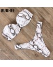 RUUHEE strój kąpielowy Bikini kobiety strój kąpielowy 2020 Leopard brazylijski Bikini Set Push Up kostium kąpielowy kobiet lato 